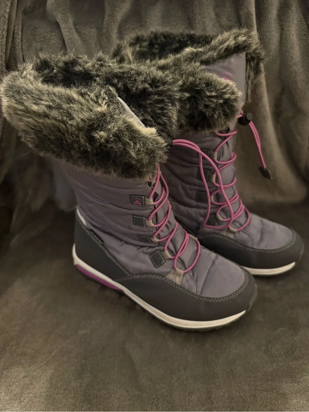 Kamik Prarie waterproof winter boots girls size 5